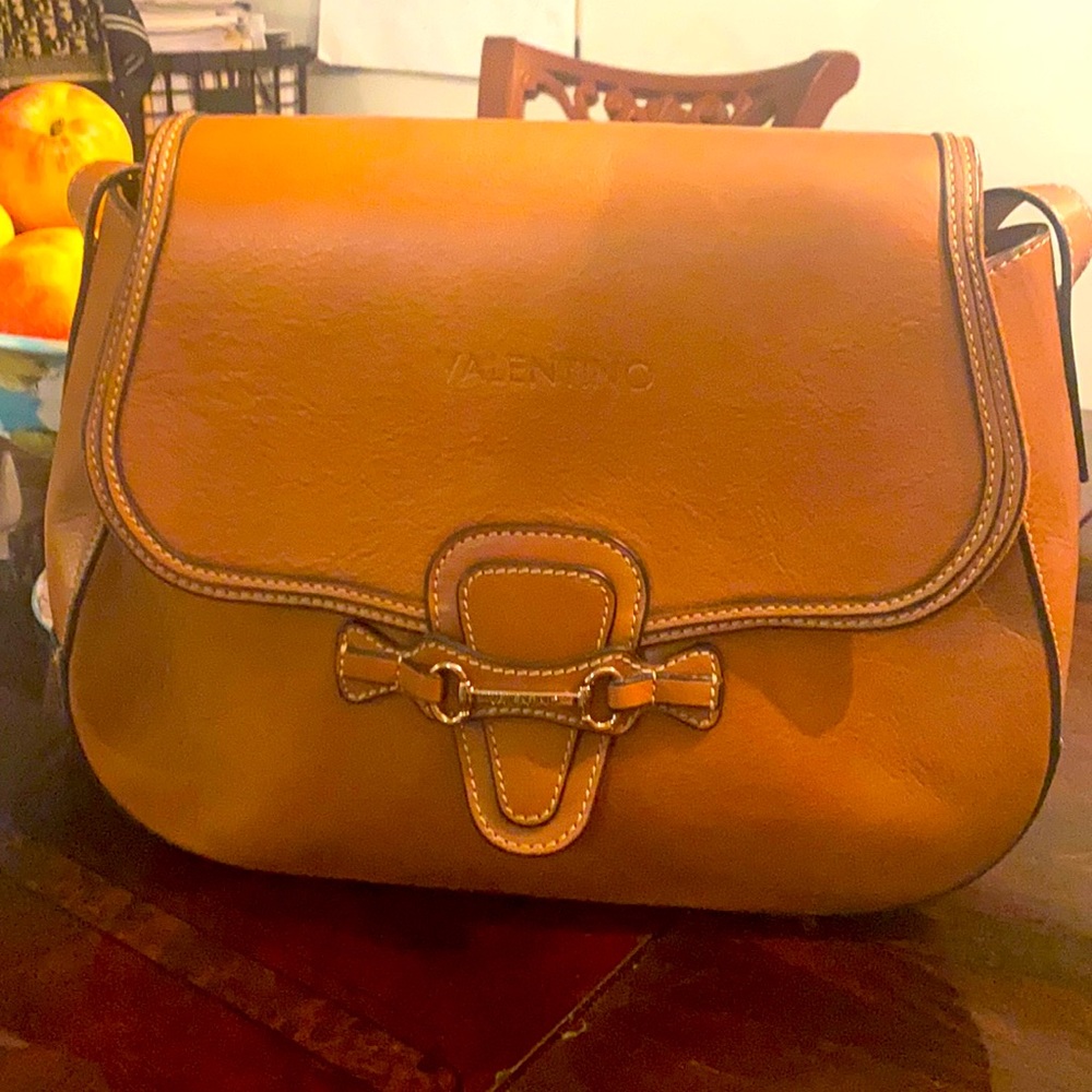 Valentino Satchel bag camel mint condition